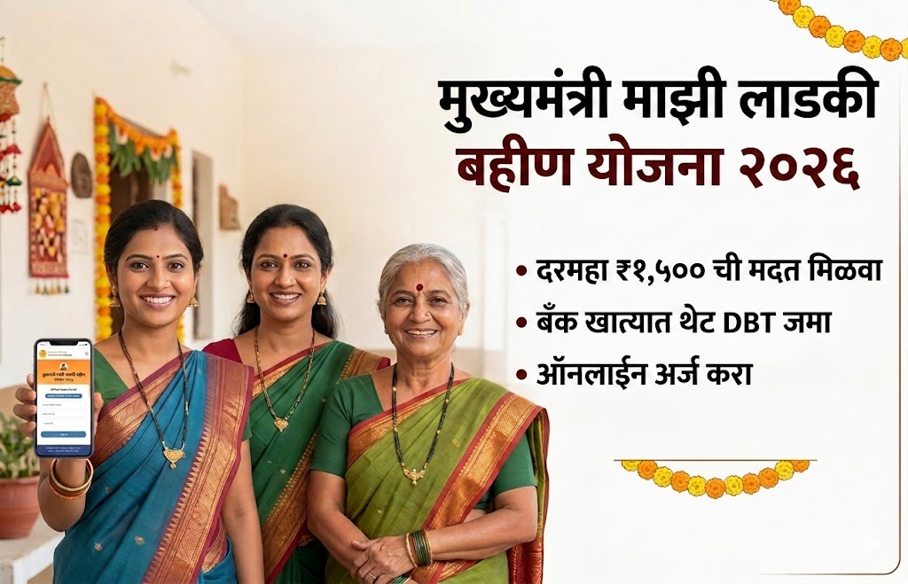 मुख्यमंत्री माझी लाडकी बहीण योजना २०२६ अर्ज प्रक्रिया आणि पात्रता