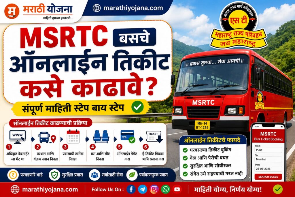 MSRTC एसटी महामंडळ बस